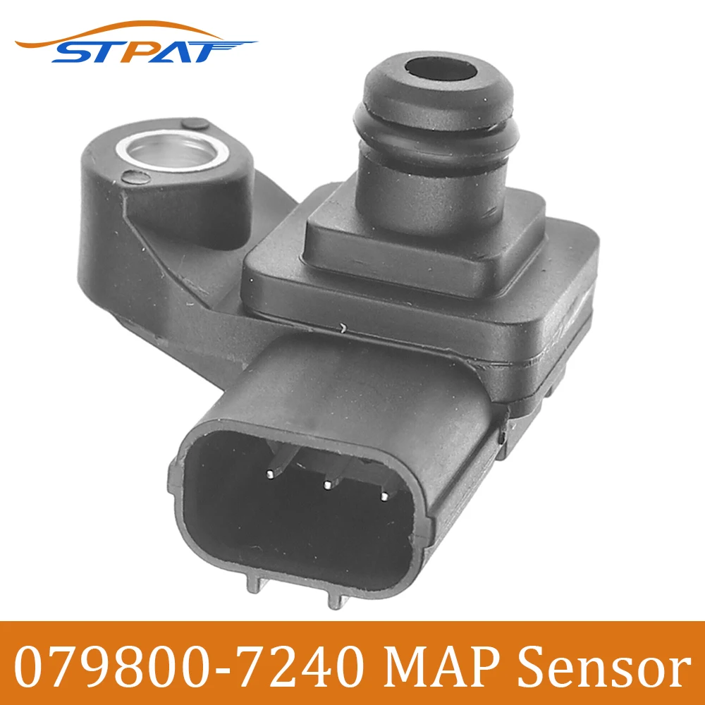 STPAT 079800-7240 37830-PNC-003 MAP Sensor Intake Air Pressure For Honda Pilot Fit Element Ridgeline Odyssey CIVIC CR-V 1.5L 2.0