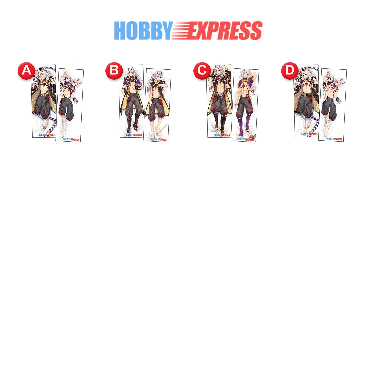 Hobby Express Dakimakura Japanese Otaku Waifu Life Size Hugging Body Pillow Cover Case Doublesided Genshin Impact Arataki Itto