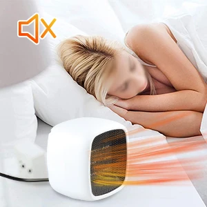 AOFEN Compact Space Heater, 2 Seconds Fast Heating, Portable Electroceramic PTC Heater, Silent Operation with Overheating and Tipping Off Protection, Indoor Office, Bedroom, Small Living Room or Deskt image 3
