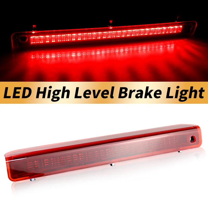 1PC Third 3Rd Brake Light, LED Stop Lamp for Renault Megane Hatchback MK3 2008-2016 OEM: 265900006R Rear Tail Light, Red Shell