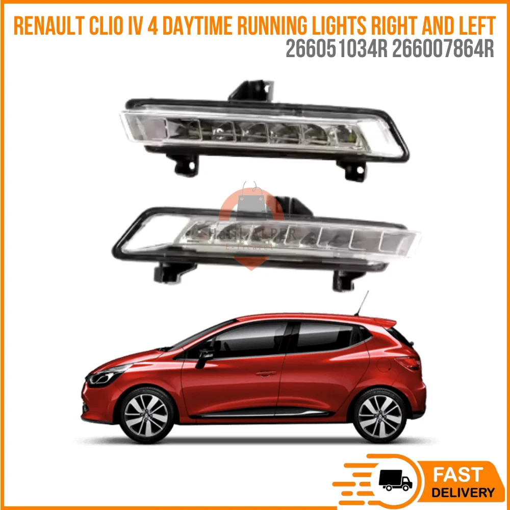 

For Renault Clio IV 4 2017-20 daytime running lights right and left 266051034R 266007864R high quality LED lights