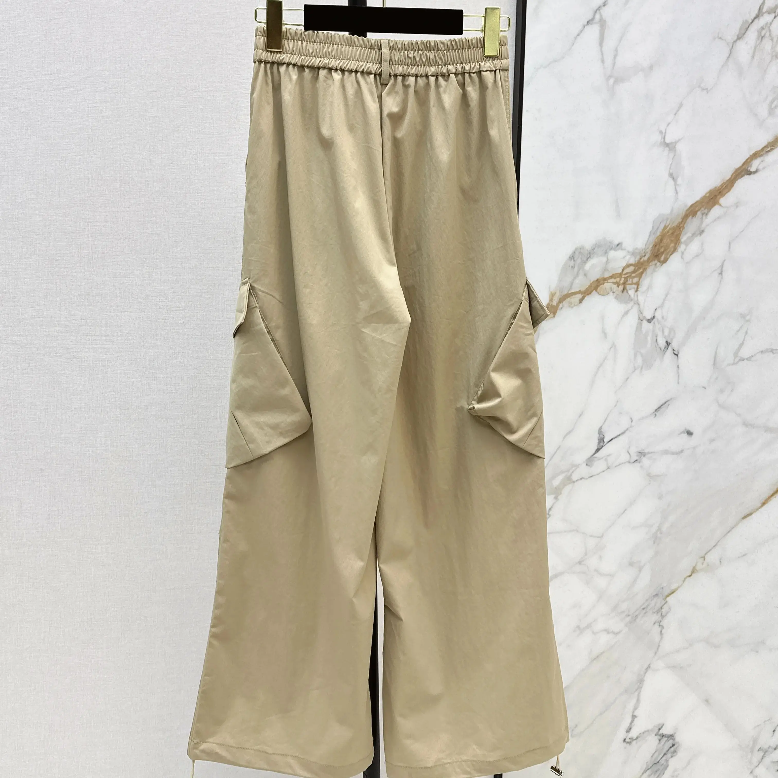 

2025 Spring and Summer New Women's Tight Waist Wide Leg Pants with High Quality