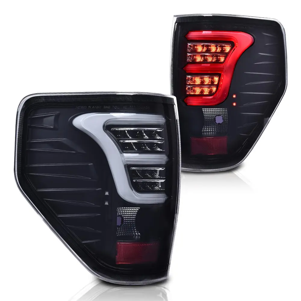 

New Led Smoke Lens Rear Tail Light Brake Parking Lamps Fit for 2009-2014 Ford F150