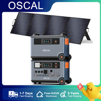 OSCAL 7200wh 6000W Powermax 6000 Solar Generator BP3600 Expansion Battery With Solar Panel 120V/240V Slipt Voltage App Control