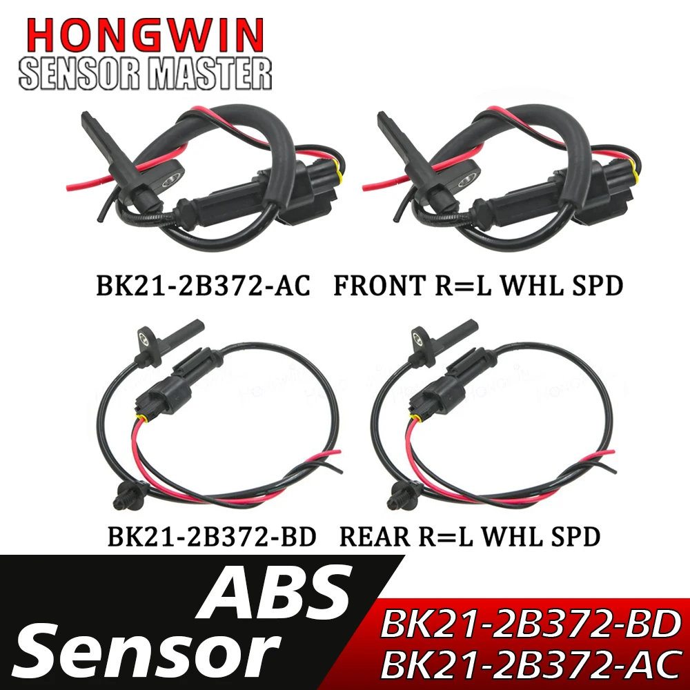 

New Front Rear Left Right ABS Wheel Speed Sensor BK21-2B372-BD BK21-2B372-AC For Ford Tourneo Custom Transit 2.0L 2.2L 2012-2023