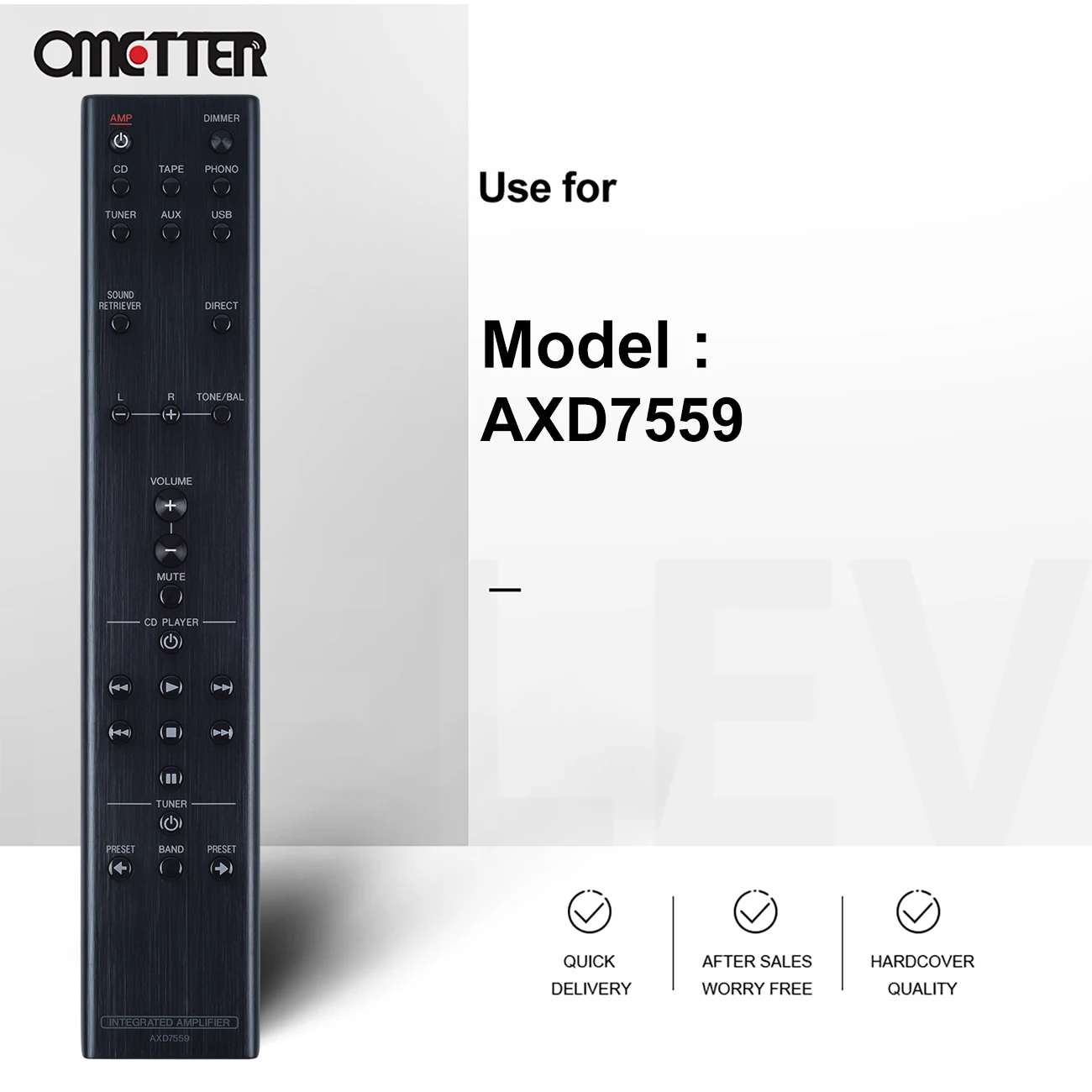 New Original/Genuine AXD7559 Remote Control For PIONEER INTEGRATED AMPLIFIER A-A9MK2-K Remoto Controle FERNBEDIENUNG