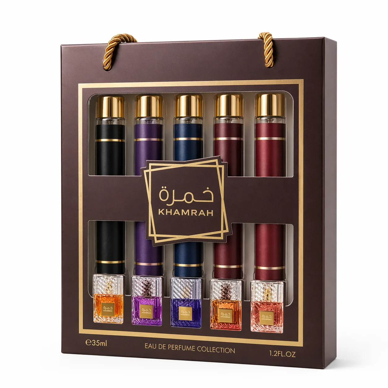 Coffret parfum arabe luxe oud musc 5x35ml