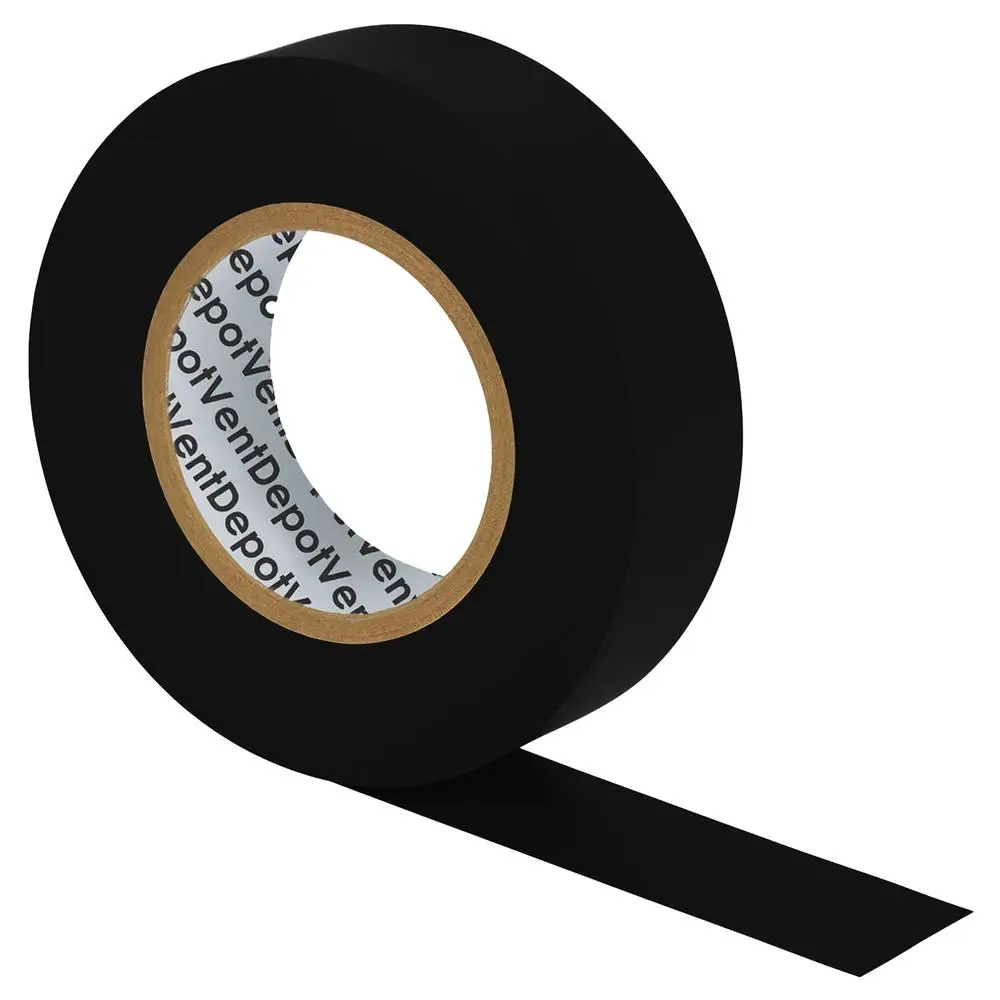 Cinta aislar negra 19mm, MXTTQ-001, 1Pza, Grosor 0.18, Ancho 19mm, Metros x Rollo 18m, Color: Negro., Cinta negra de vinilo
