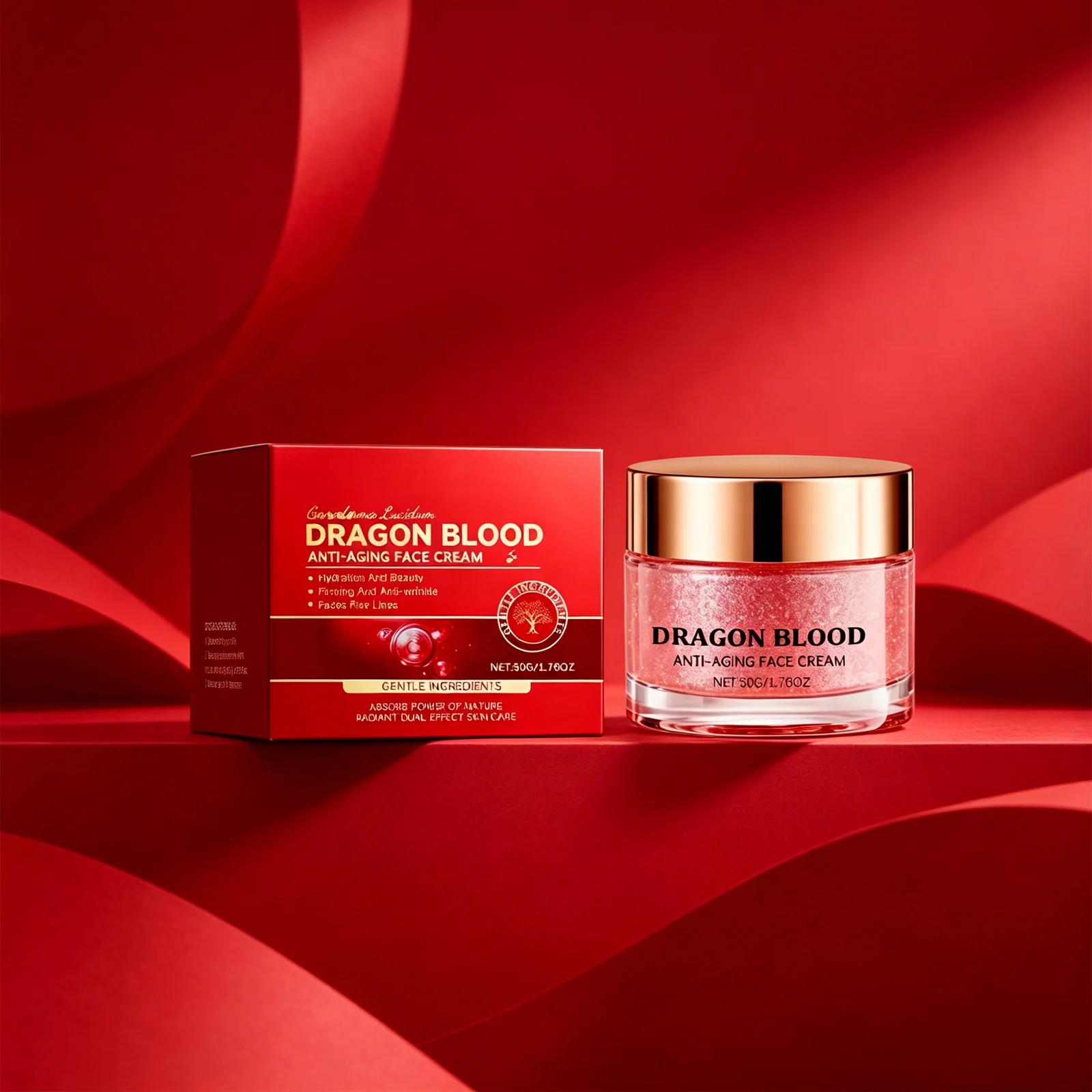 

AMZ 50g Longblood Facial Moisturizer Deep Hydrating Facial Rejuvenating Moisturizer locking moisture tender smooth skin
