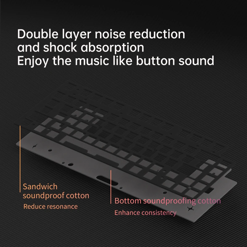 FL ESPORTS-Clavier mécanique à trois modes GP75, 82 touches, joint rétro4.2 RVB 75%, NKRO, PCB échangeable à chaud, clavier gamer pour Windows, discret