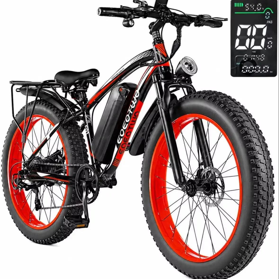 100% OFFICIAL SALES BUY 2 GET 1 FREE @@EOEOTWOS Electric Bike for Adults, 26