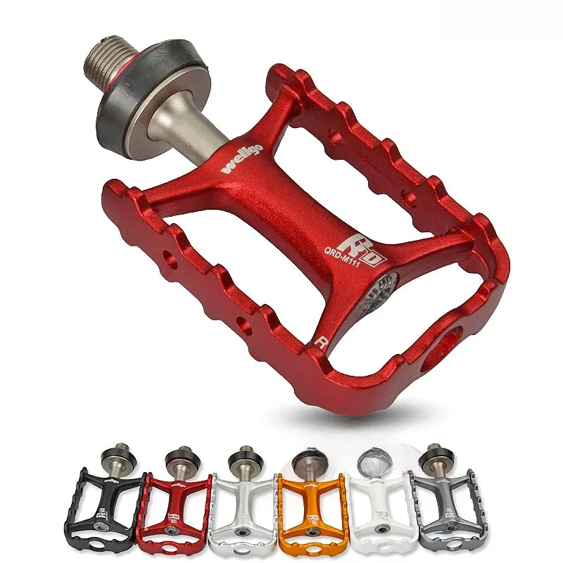 AliExpress Wellgo Original M111 Quick Release Non-quick Release Bicycle Pedals Road Bike Ultralight Pedal MTB