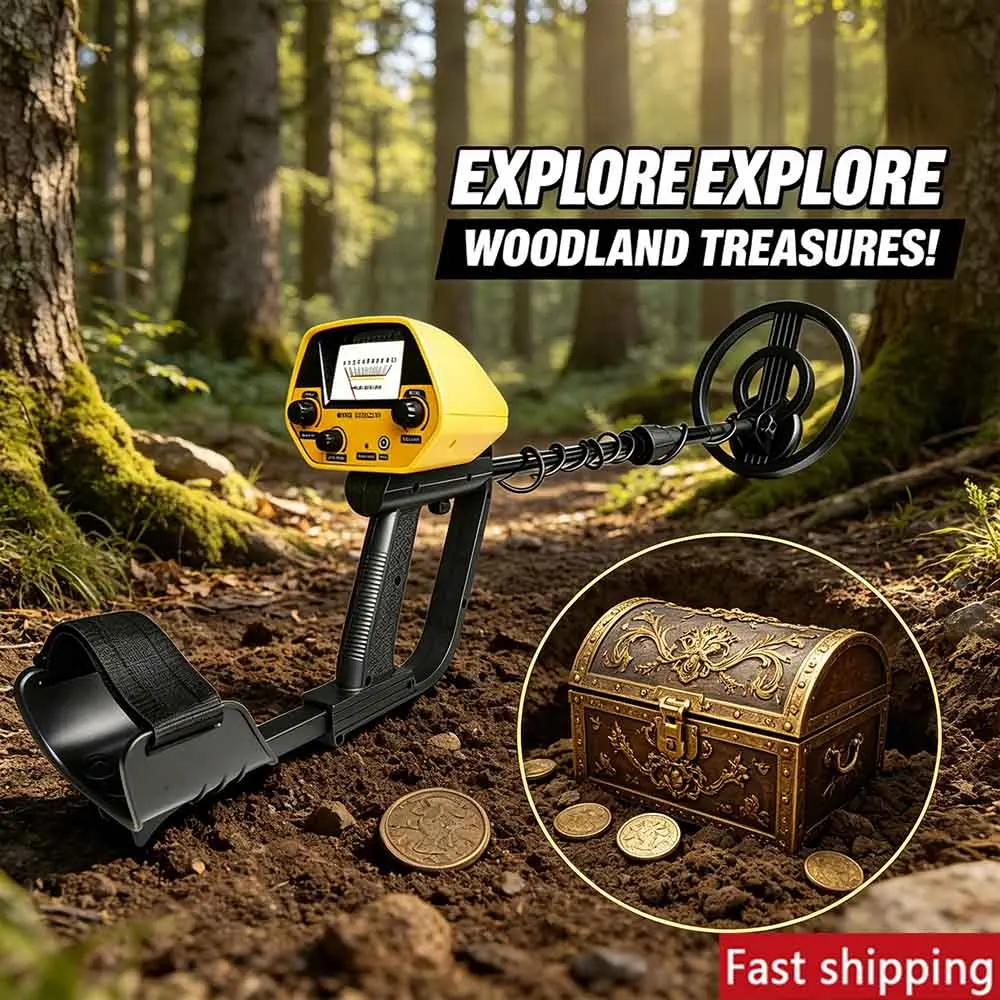 Detector de Metales Subterráneo Profesional, Impermeable, para Buscar Tesoros y Monedas de Oro