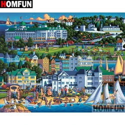 HOMFUN 3D Diamond Painting