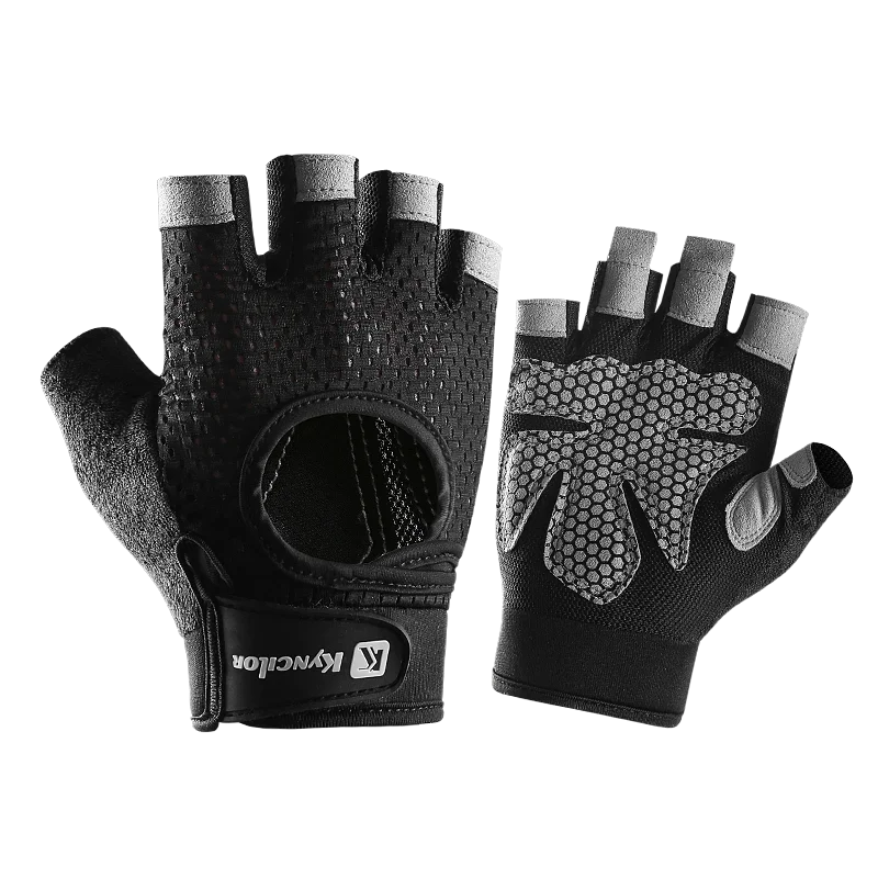 AliExpress A0042 Men Women Summer Breathable Antiskid Sports Mittens Half Finger Fitness Gloves For Outdoor Cycling Skate Gym Running