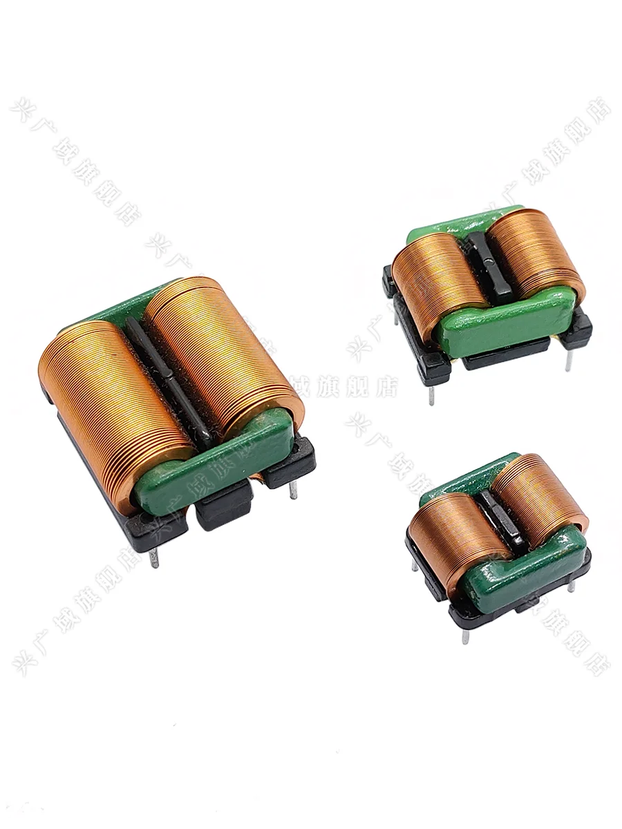 Flat wire inductor SQ1515 5MH 10MH15MH20MH vertical high current flat copper wire filter direct pin magnetic ring coil