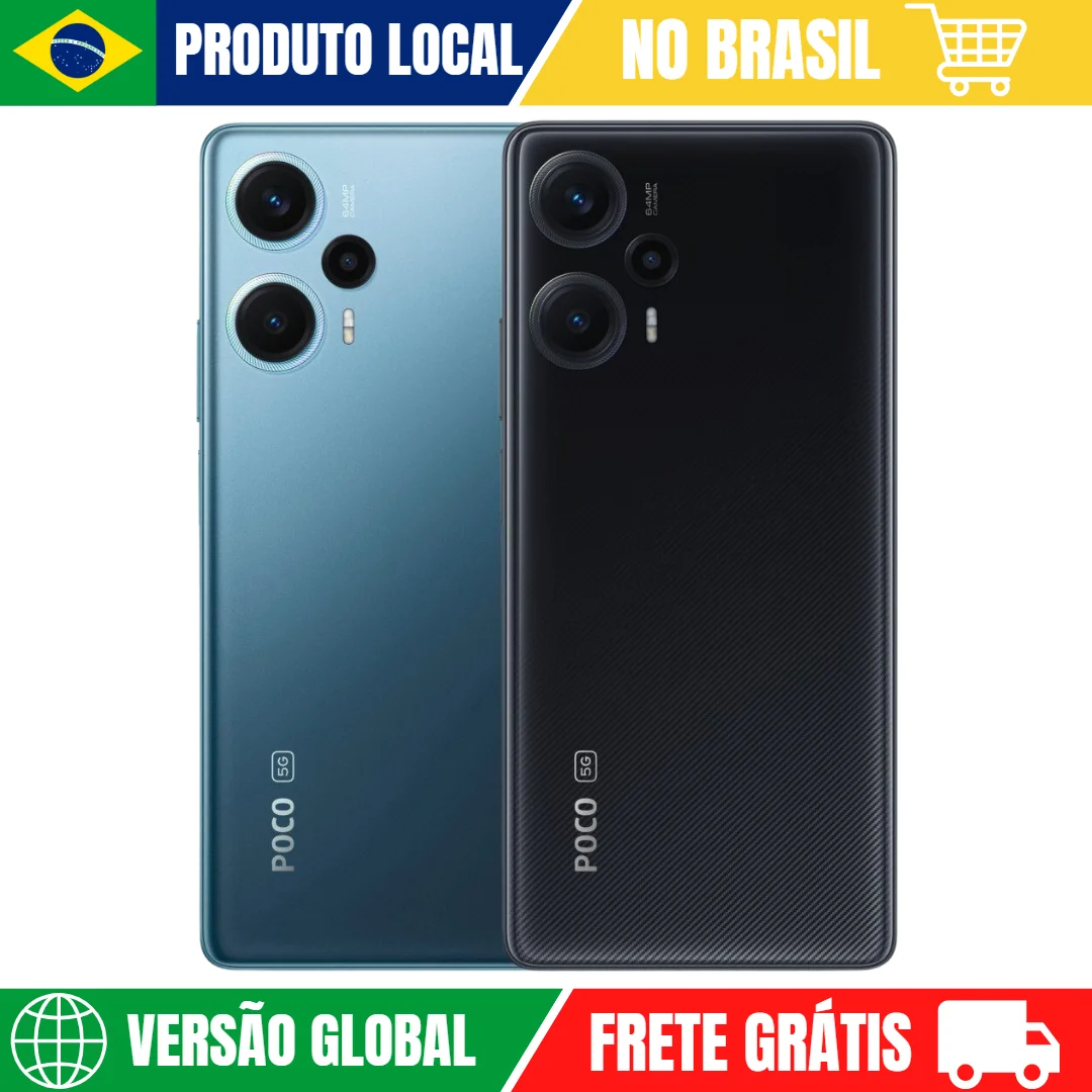 Xiaomi Poco F5 256GB ROM e 12GB RAM Versão Global