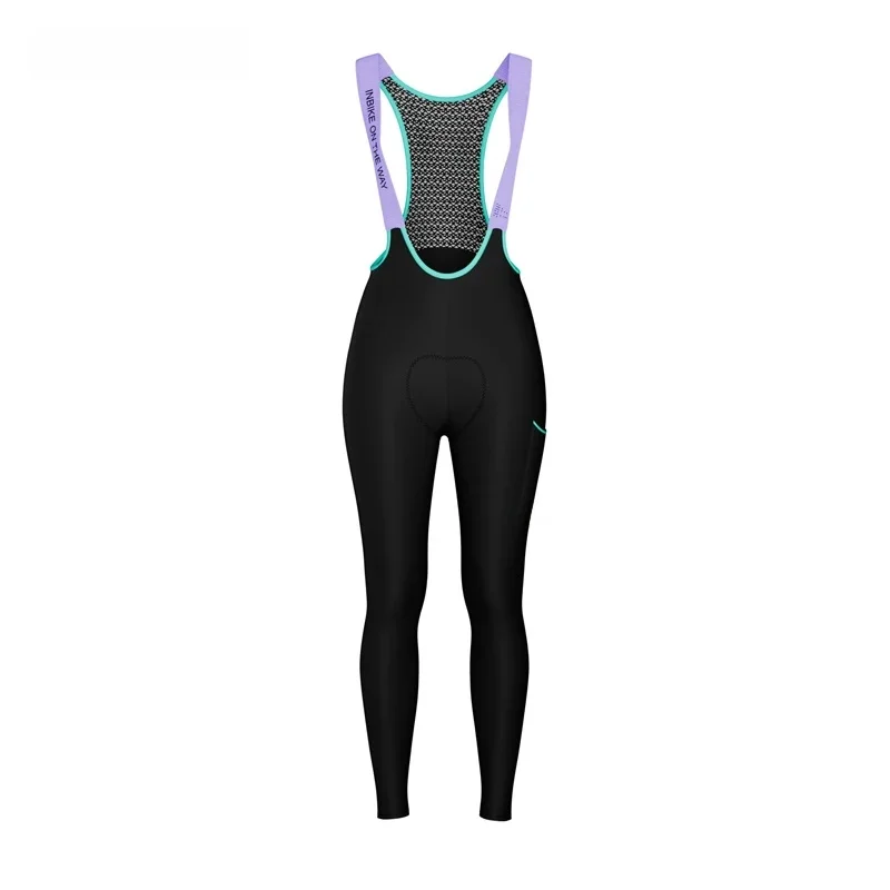 AliExpress INBIKE Winter Professional Cycling Bib Pants for Women Windproof Fleece Biking Clothing Pants Gel Padded Road Bicycle MTB Pants