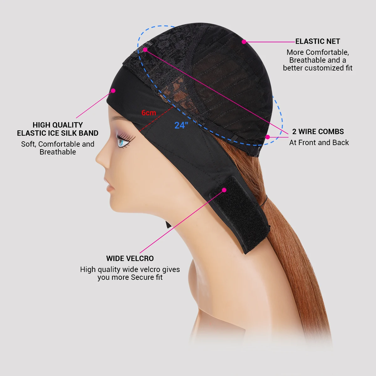 Studio Cut by Pros Glueless None Lace Headband Synthetic Wig HBW004 - Long, Loose Wave Style, Comfortable Design, Versatile Look