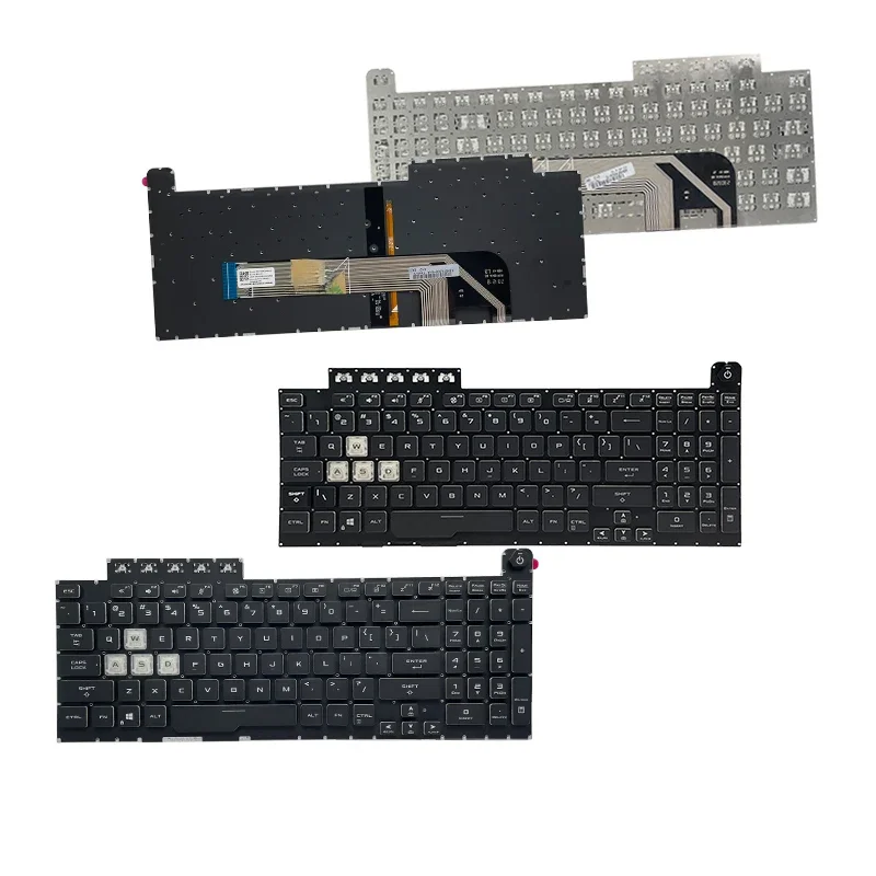 NOWE podświetlenie klawiatury laptopa US/RU dla ASUS TUF Gaming FA506 FA506H FA506I FX506 FX706L FA706 — zdjęcie 2
