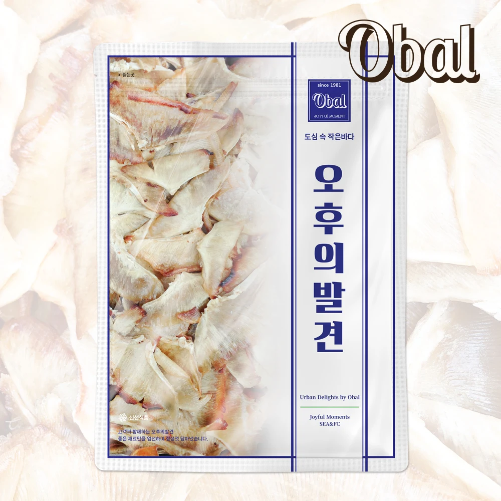 Obal Roasted Stingray Wings Snack 1Kg / Korean-Style Beer Snacks / Dried Seafood Snacks