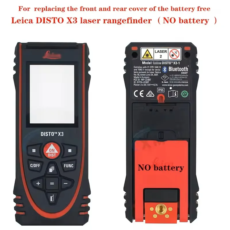 

For replacing the front and rear cover of the battery free Leica DISTO X3 laser rangefinder （NO battery ）