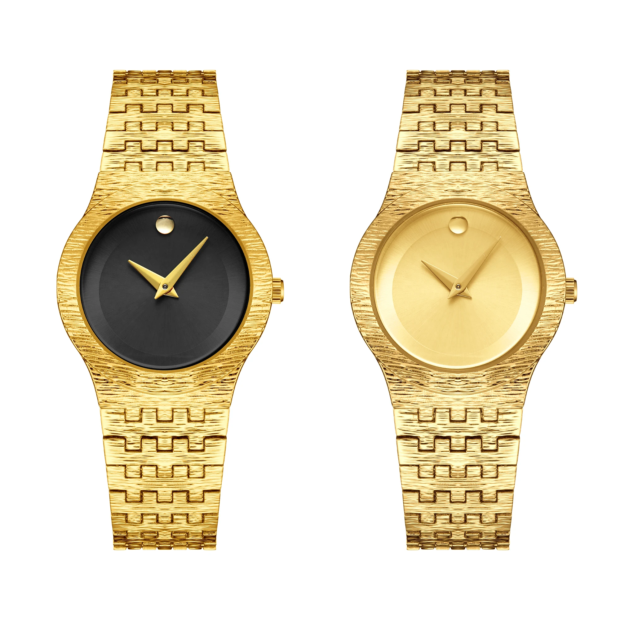 YaLaLuSi Brand Women's Watches Hot Gold Simple Style 2024 New Box Watch Remover Ion Gold Plating