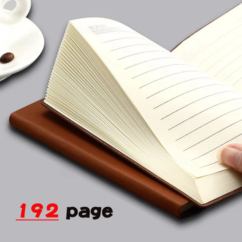 Mini Notebook A6 Portable Pocket Notepad 80GSM - 192 Pages Memo Diary Planner Agenda Organizer Office School Supply Stationery