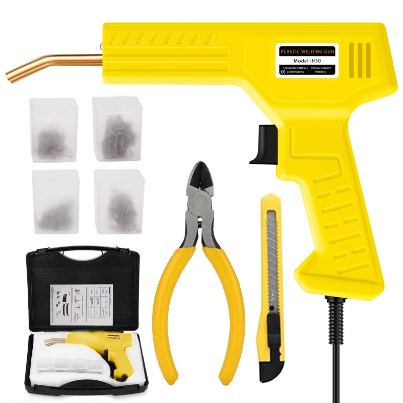 Hot Stapler Plastic Welding Machine Bumper Repair Kit Soldering Iron For For Auto Car Boat Bumper Kayak Repair