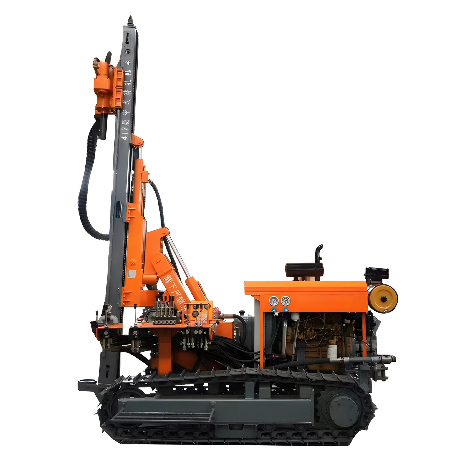 underground air compressor jumbo drill rock stone blast hole mine dth drilling rig machine Pneumatic Hydraulic Portable Borehole