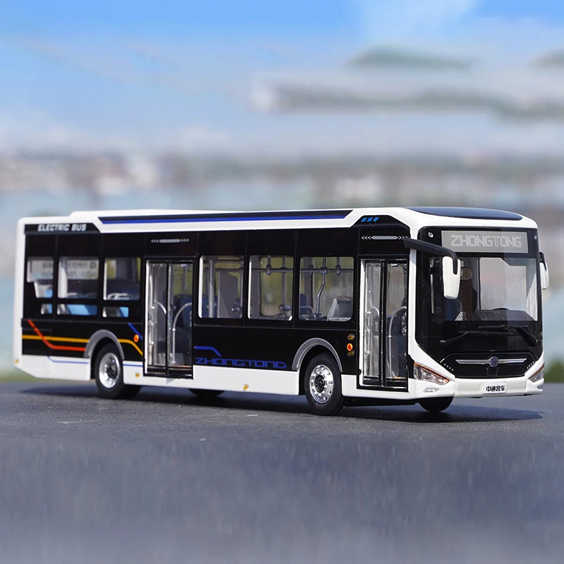 

1:42 Scale Zhongtong LCK6126EVGRA1 Pure Electric 12-meter City Bus Alloy Model Ornaments