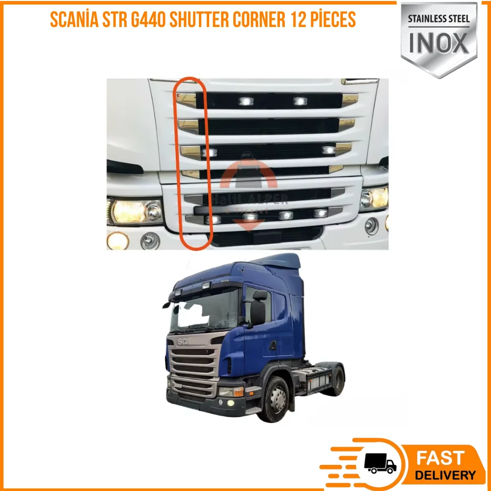 For Scania STR G440 shutter corner 12 pieces happy car parts high quality satisfaction fast shipping