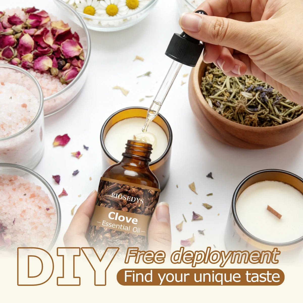 Nelkenöl, warmes, würziges Duftöl für Diffusoren, Aromatherapie und DIY-Duftbasteleien, reichhaltiges und einladendes Aroma – Detail 6