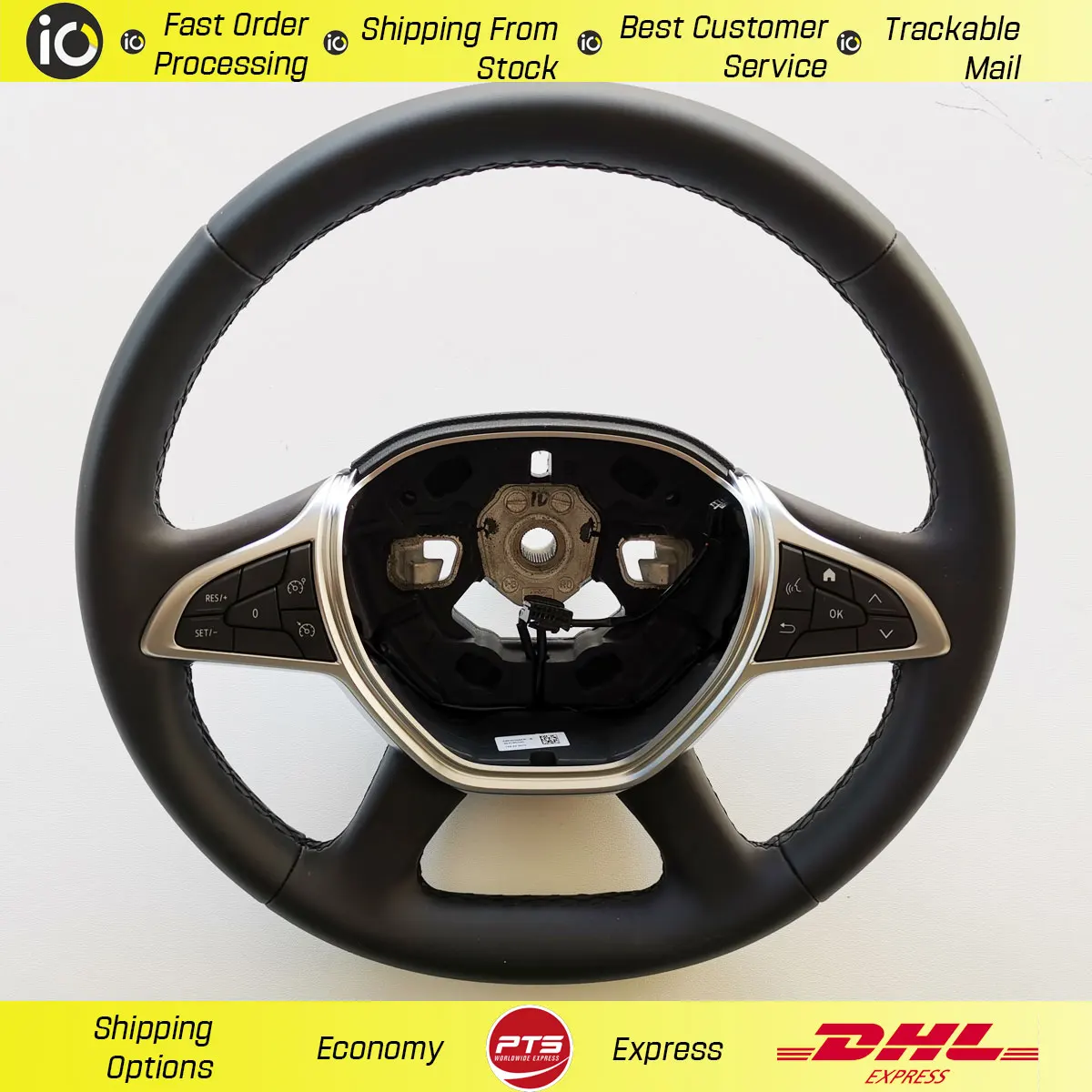 Steering Wheel With Cruise Control Button New 484005984R For Clio 5 V MK5 Duster 2 II Fast Shipping From Warehouse