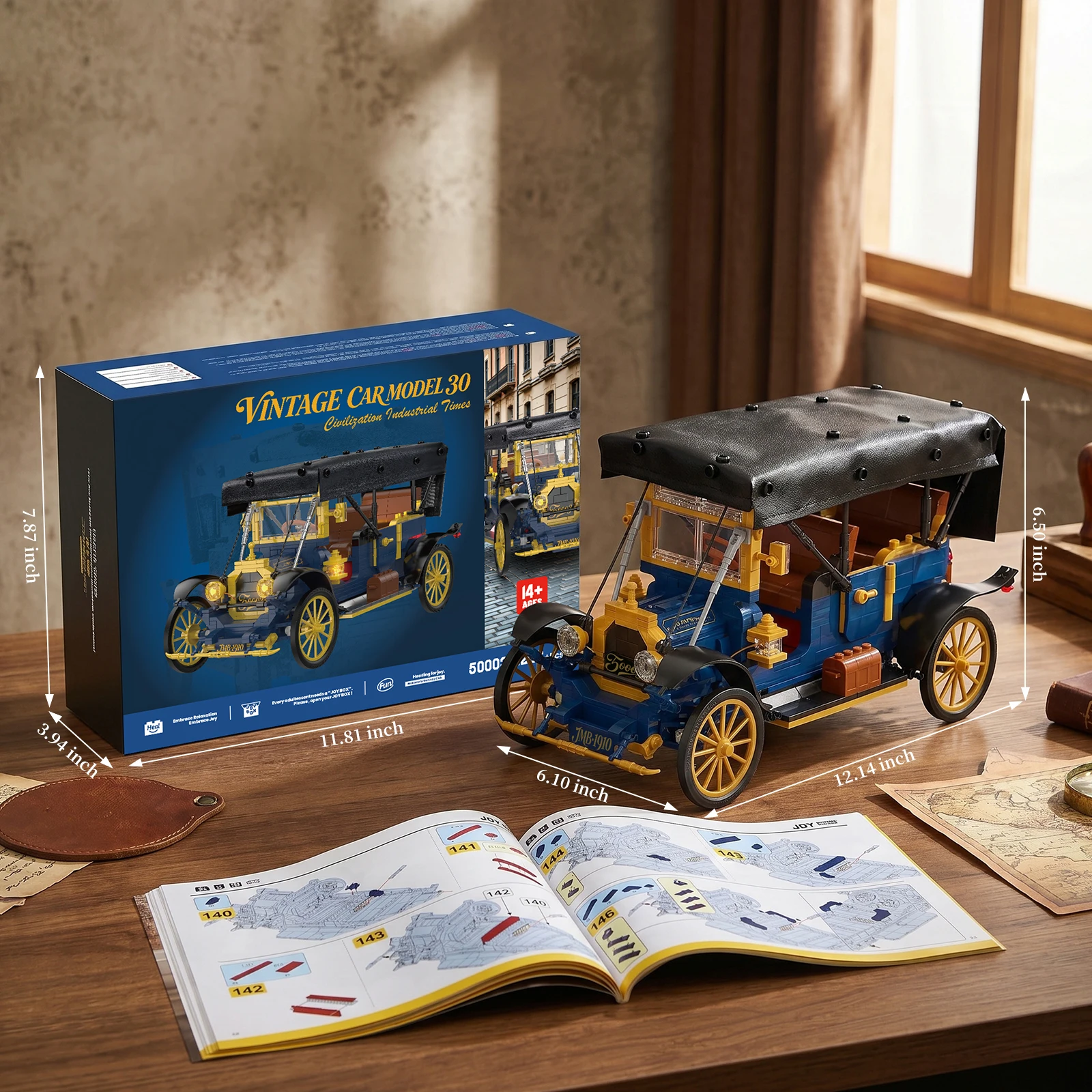 JMBricklayer 1226 elementów Ze – Vintage Collectible Toy Cars recenzja i cena