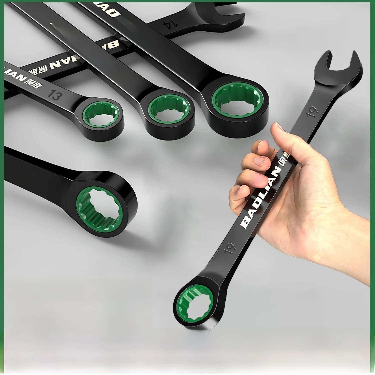 AliExpress NONE 6-19MM Open-end Dual-purpose Ratchet Spanner Combination Ratcheting Wrench Universal Spanners Bicycle Motorcycle Car Repair Tool