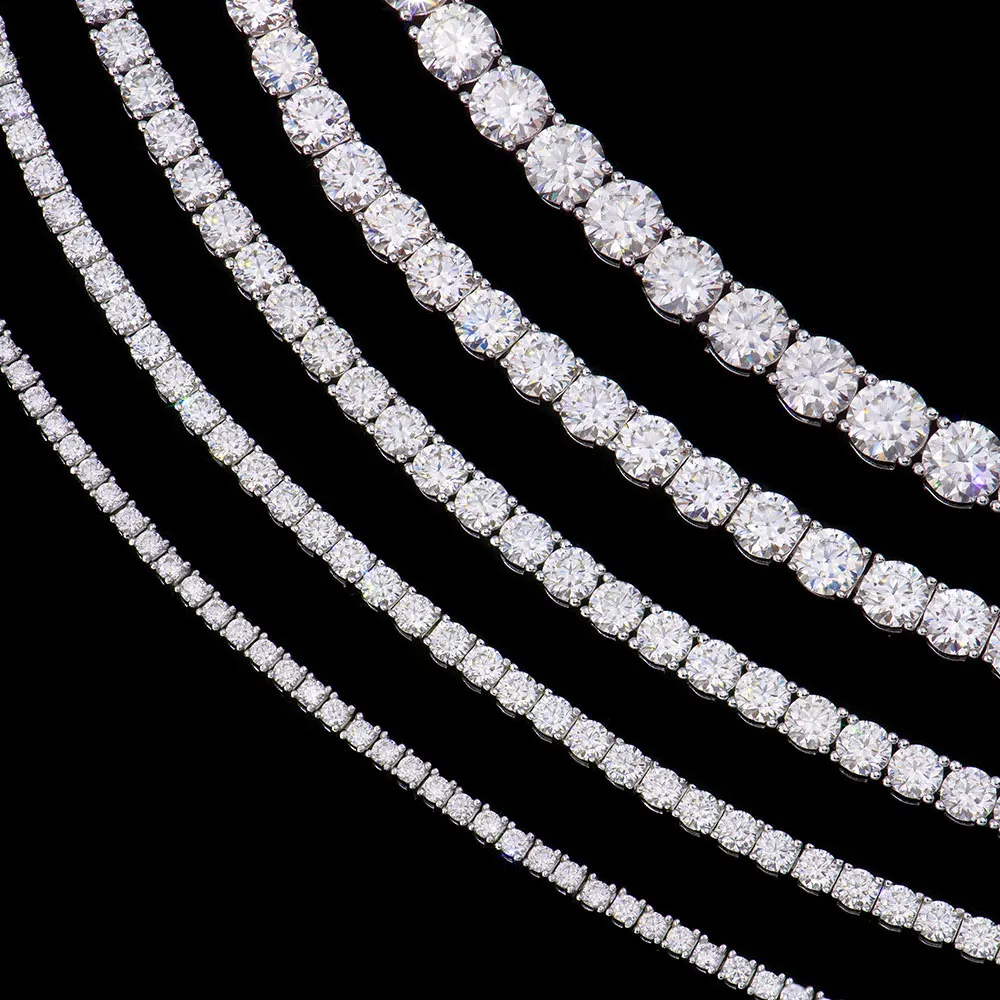 Thumbnail 2 - #33 Top Moissanite Tennis Bracelets Picks for Every Budget