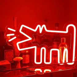 Barking Dog Neon Sign, Dog Led Sign, Pet Shop Decor Led Light, Custom Gift for Pet Lover, Neon Bedroom Wall Decor