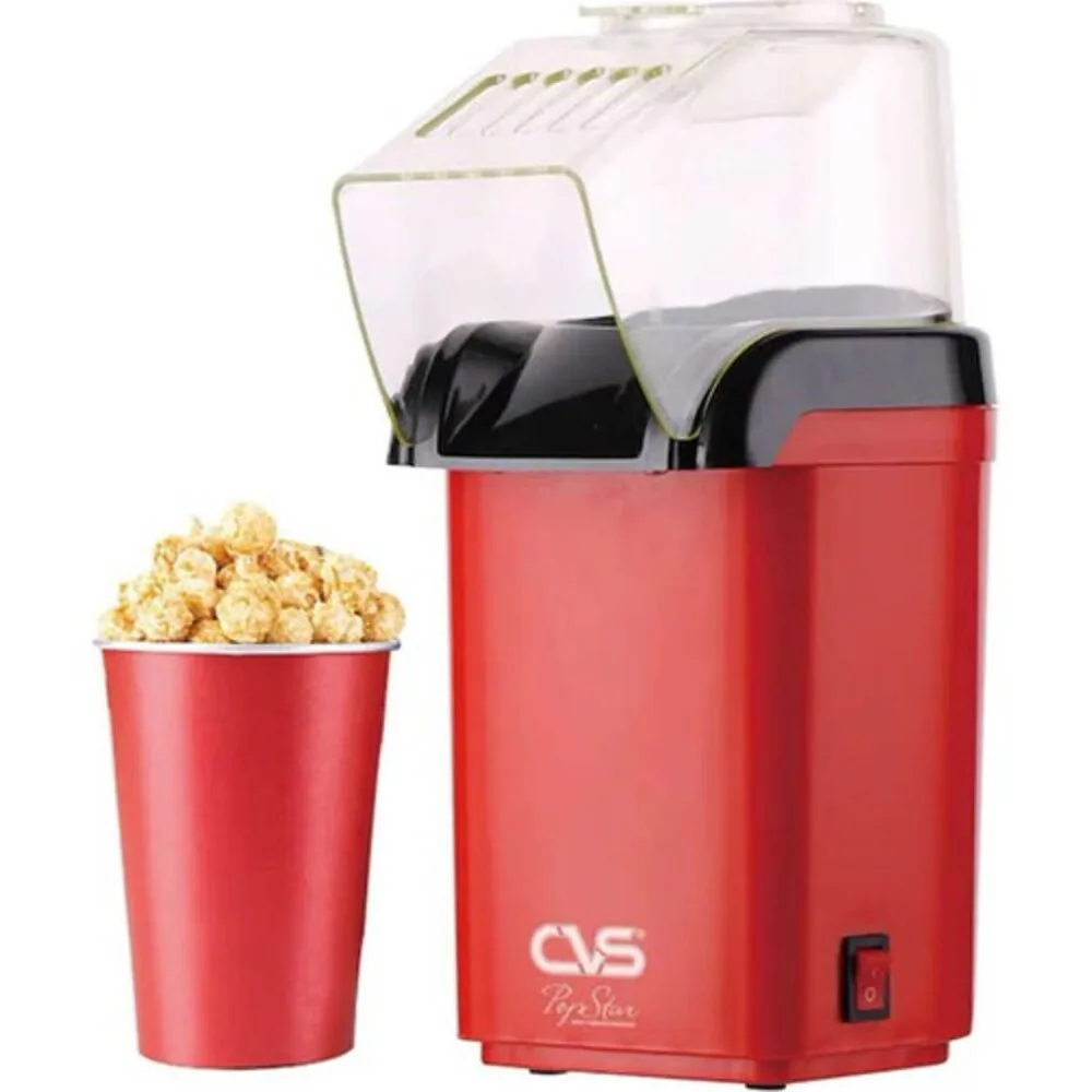 Cvs DN-8001 Pop Star Popcorn Machine OIL-FREE SUITABLE FOR USE 1200 WATT Fast shipping from Turkey