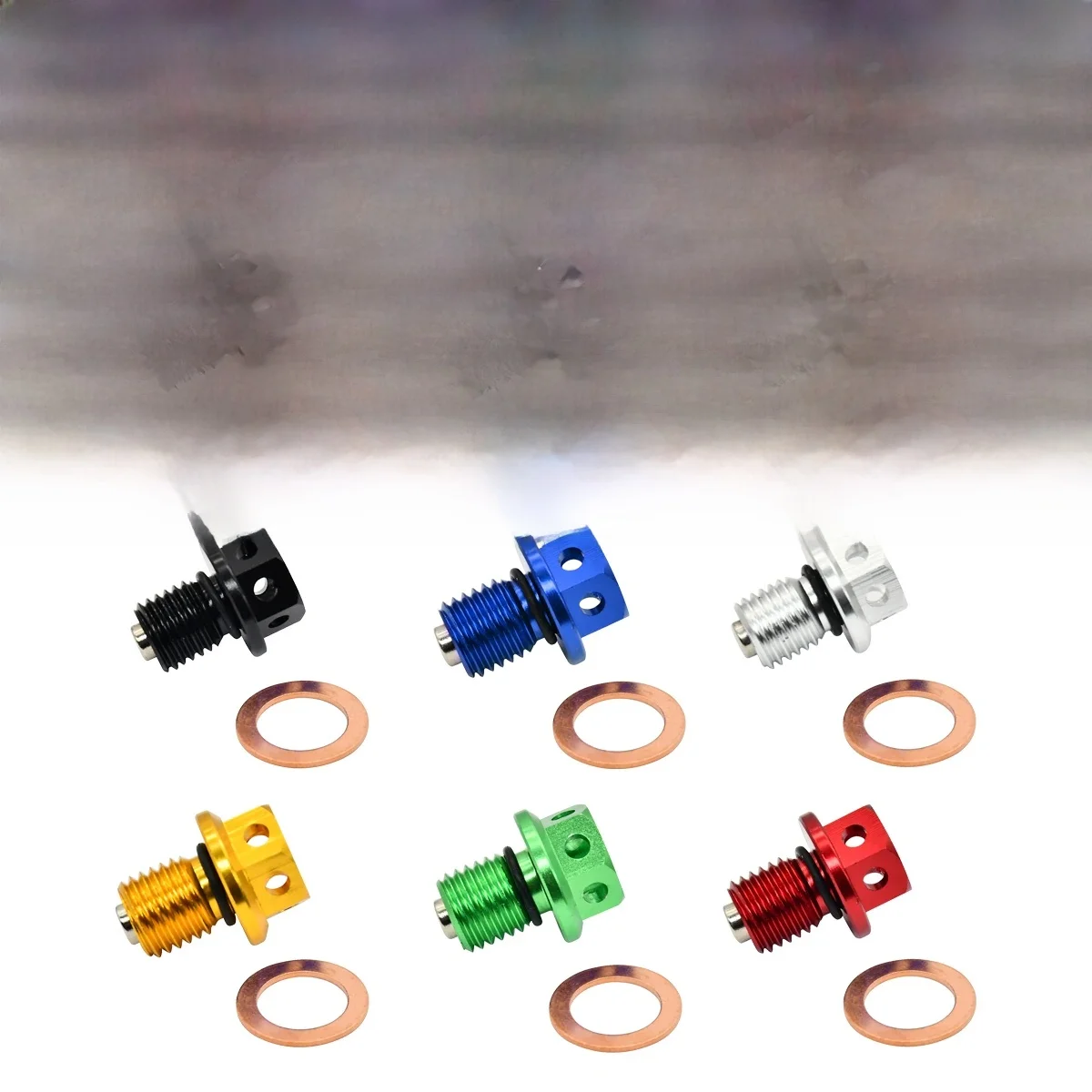 AliExpress Motorcycle M12x1.5 Magnetic Oil Drain Plug Bolt Oil Drain Sump Nut Fit For Honda Kawasaki Yamaha Motocross Scooter ATV Quad Bike