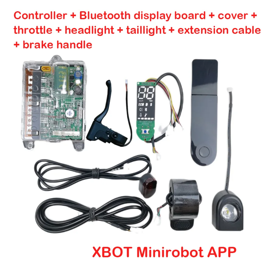 XBOT controller for M365 8.5 inch electric scooter with MiniRobot APP 36V control bluetooth display board module kit replacement