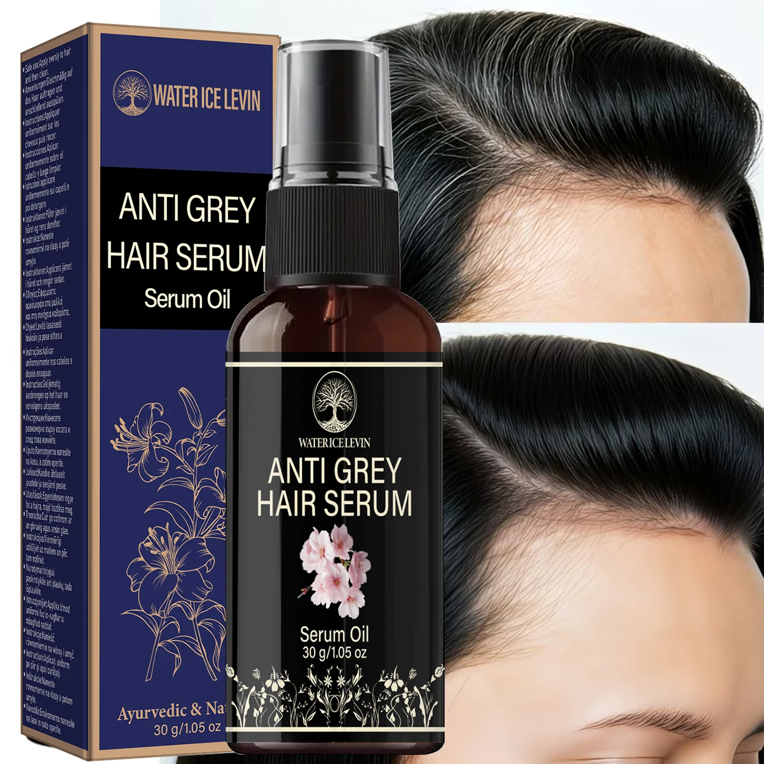 Ayurvedic & Herbal Wellness Kits - Water Ice Levin Serum Olejek Przeciw