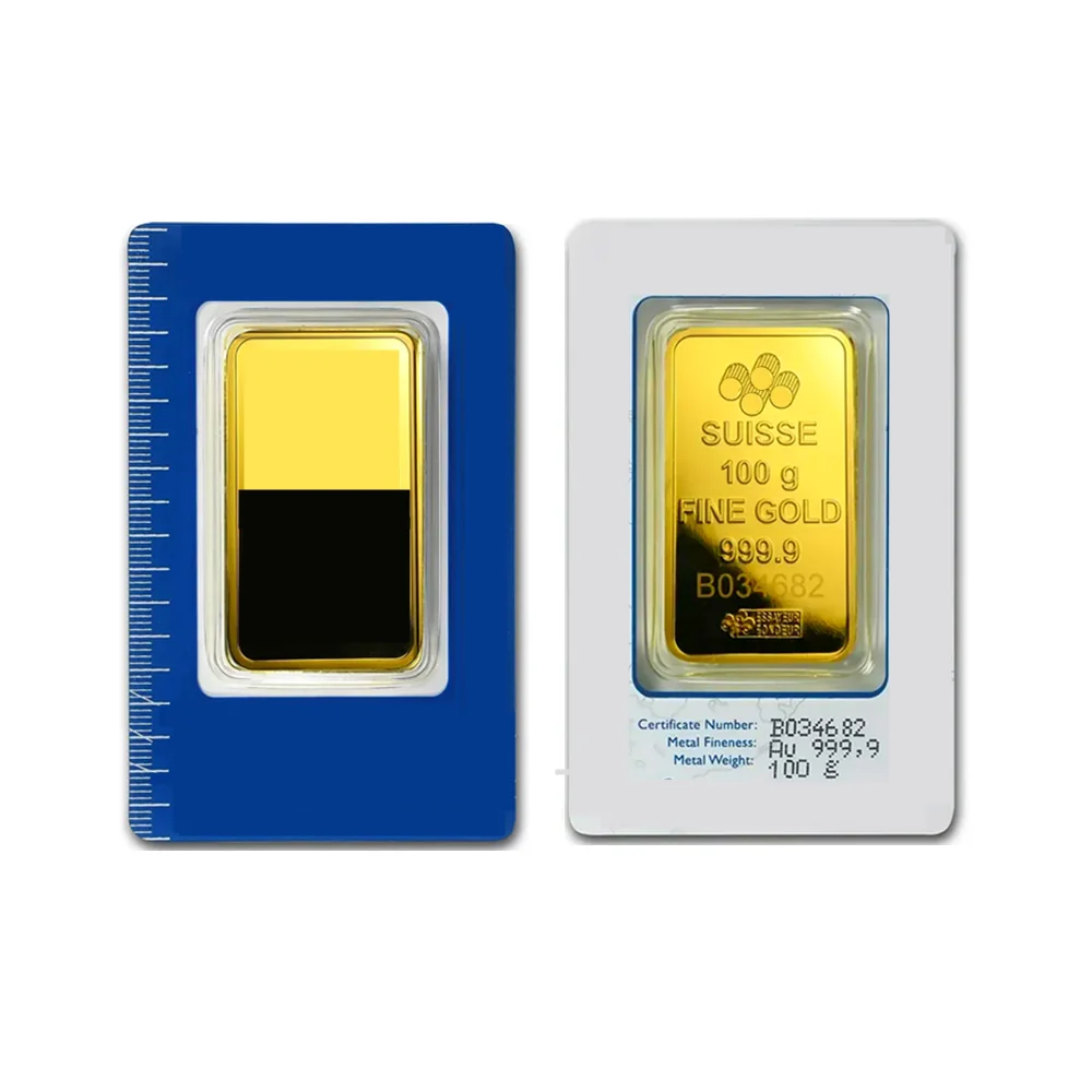 100 Gram Carbon Neutral Lady Fortuna 1oz Gold Bar 24k Gold Plated Brass Core Crafts Holiday Gifts Decoration