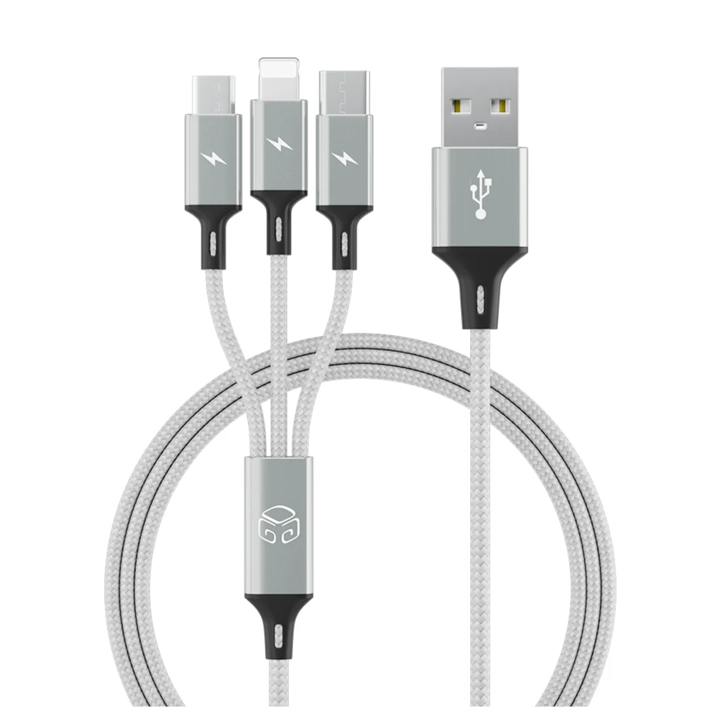 3in1 C Type 8 Pin 5 Pin High Speed Charging Multi Cable