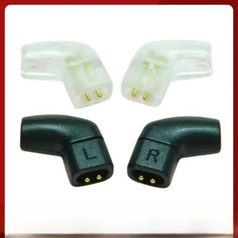 Wtyczka słuchawek złącze QDC 0.75mm 2-pinowe wtyczki do słuchawek gniazdo Audio elektroniki użytkowej dla RR NF NM2 + NA1 zestaw słuchawkowy Black Clear — zdjęcie produktu 7
