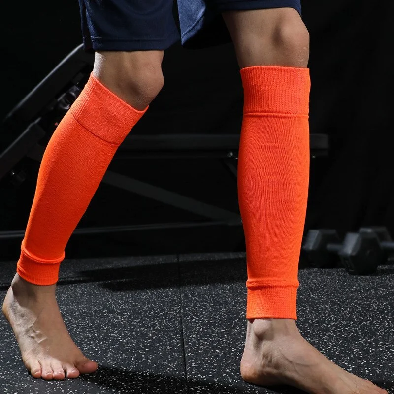 1 pair of Football calf socks football protectors long football socks foot protector fixed socks outdoor calf protection socks