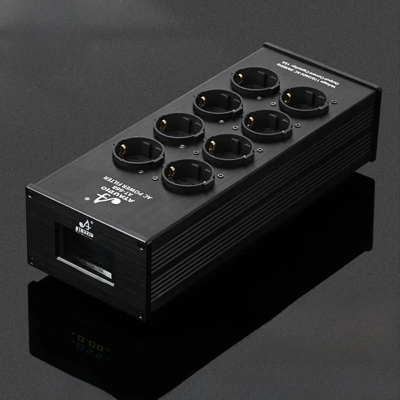 Ataudio Eu Hifi Power Filter Bliksembeveiliging Audio Power Purifier Filter Ith Eu Stopcontacten Stekkerdoos Voor Eu Standaard Socket - afbeelding 2
