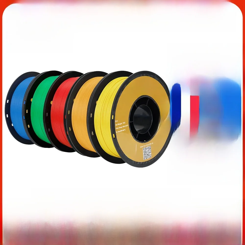 KINGROON 5KG PLA TPU PETG Filament Mix kleur 1.75mm 3D Printer Plastic Geen Bubble Spool 3D Afdrukken materialen Groothandel - afbeelding 2