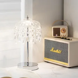 Crystal Table Lamp Night Light Bedroom Bedside Living Room Bar Ambient Light Modern Simplicity Creative Hotel Lamp Light