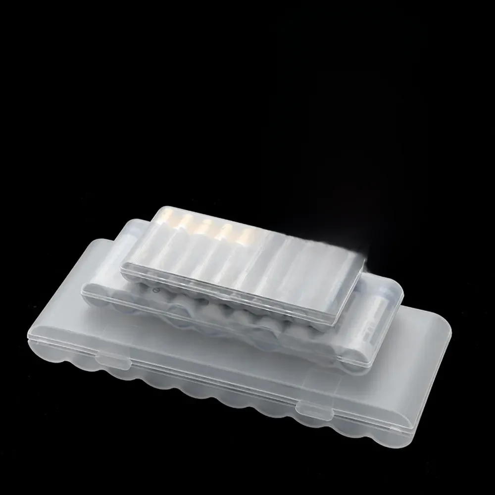 Transparente Plastic Battery Storage Box, Hard Battery Container, Holder Case, Organizer Box,